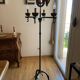 Lampadaire girouette en fer forgé Jean Touret