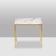 Pair of marble and gilt bronze end tables. 1970s.