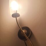 Art Deco black and gold wall light