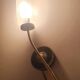 Art Deco black and gold wall light