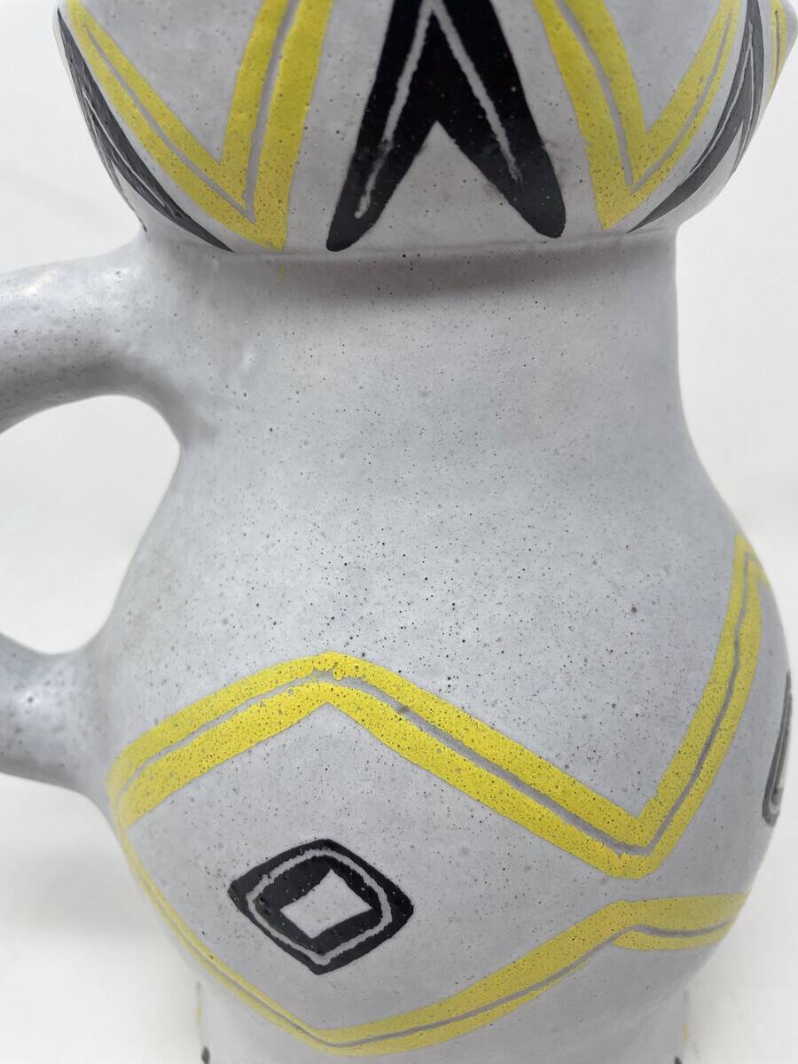 Mid-Century Modern Ceramic Pitcher by Jacques Rolland, 1950s