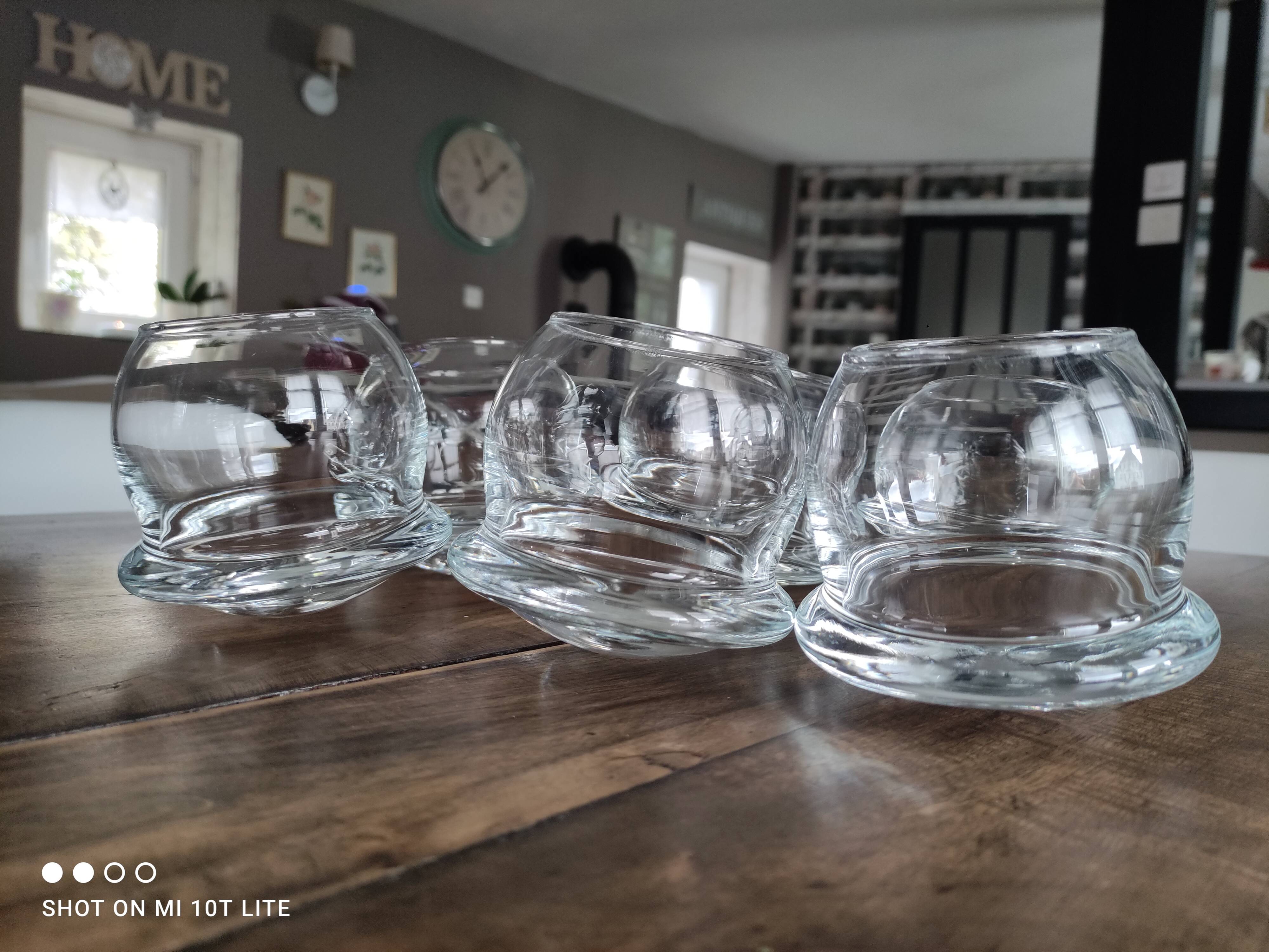 Set of 6 tumbler whiskey glasses