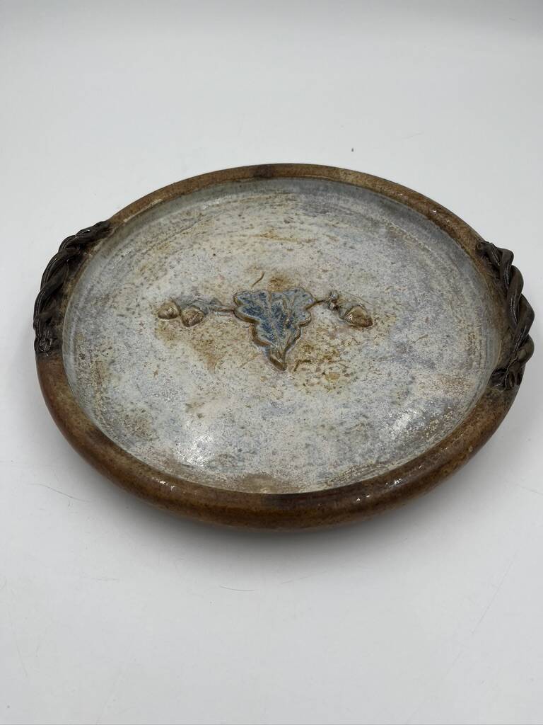 Stoneware fruit dish