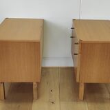 Set of 2 bedside tables from the middle of the century