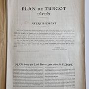 Plan of Paris in the eighteenth century in 20 plates after Turgot, 1900