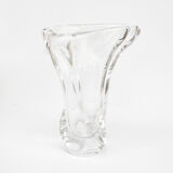 Vase en cristal, Art Vannes, France, années 1970