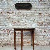 Console half moon natural wood period Louis XVI XVIII th century