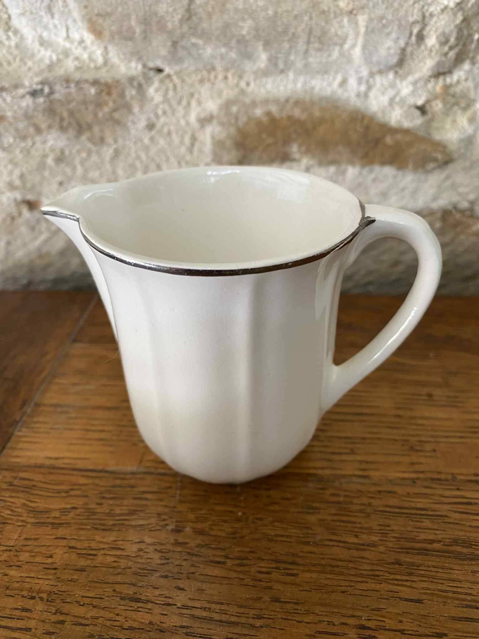 Lot of 3 Badonviller and K&G Lunéville creamers