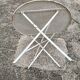 Garden furniture 4 places wrought iron old vintage xxeme
