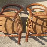 Paire de chaises Louis Philippe en merisier