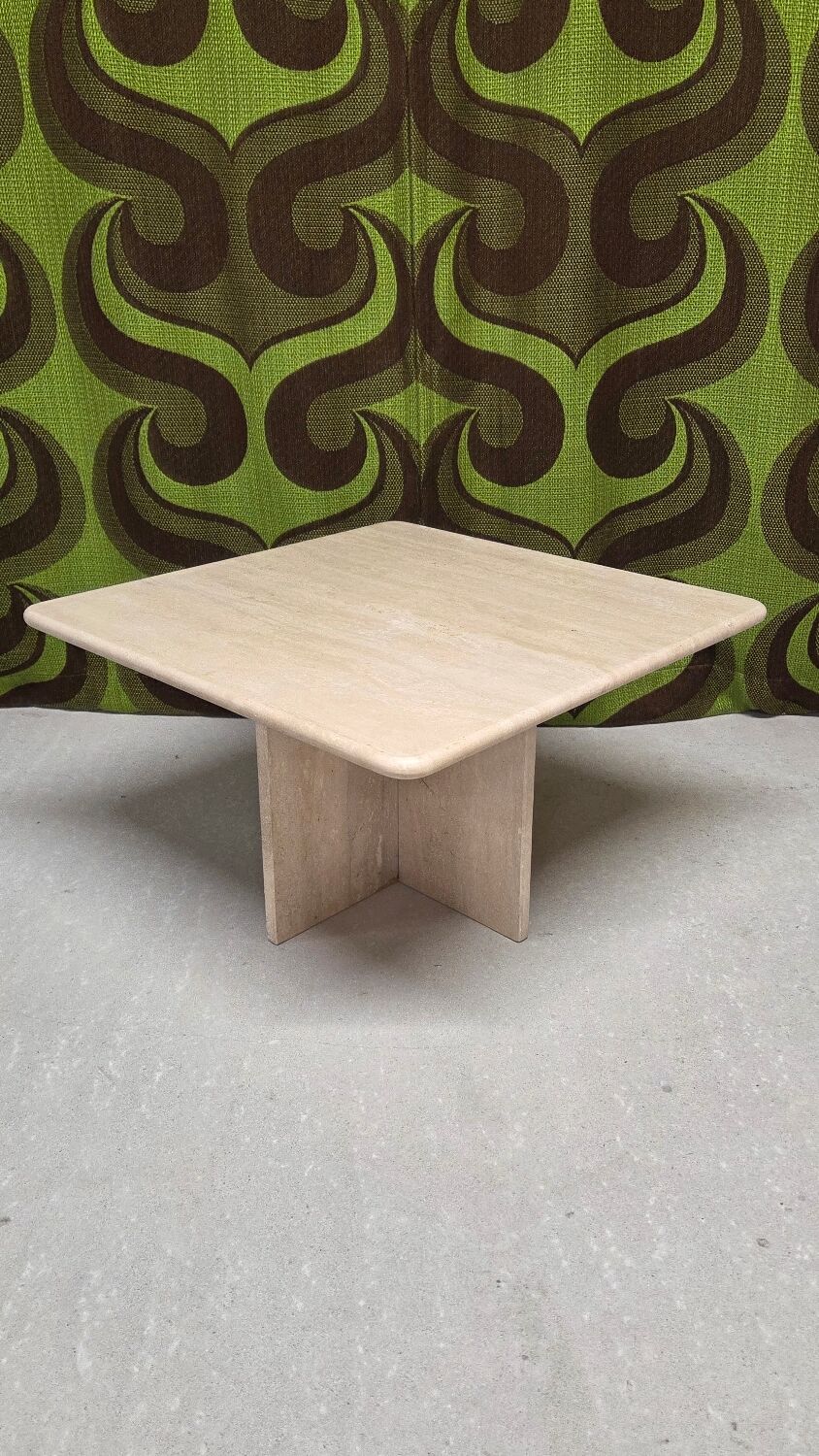 Travertine table