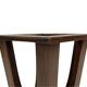 Brutalist design umbrella stand holder 60's wood