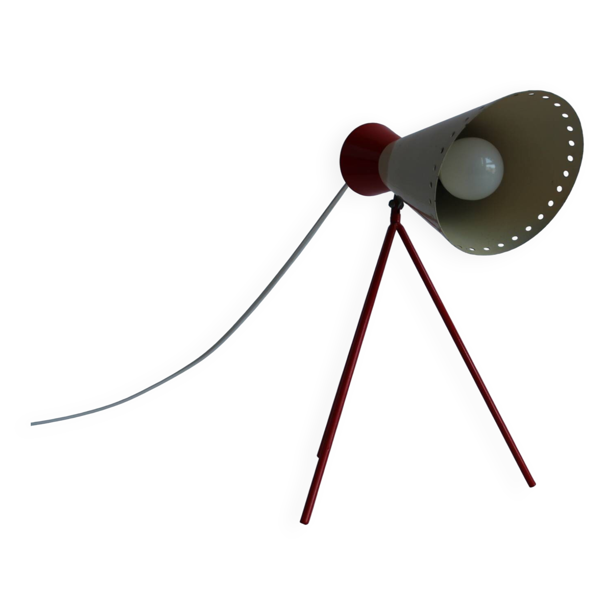 Vintage table lamp, model 1618/napako, josef hůrka, 1950's.