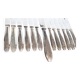 12 + 1 Orbrille knife silver metal art deco period