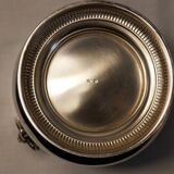 Silver-plated metal table ice bucket with lion head decoration