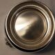 Silver-plated metal table ice bucket with lion head decoration