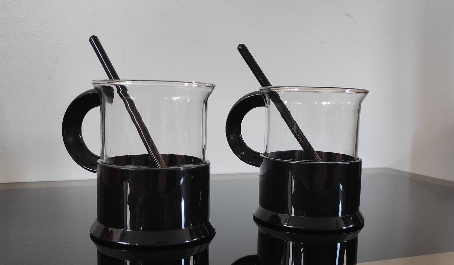 Ensemble de 2 tasses vintage années 80