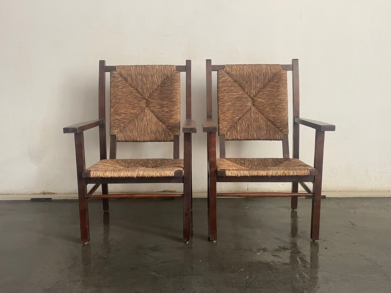 Pair of vintage armchairs