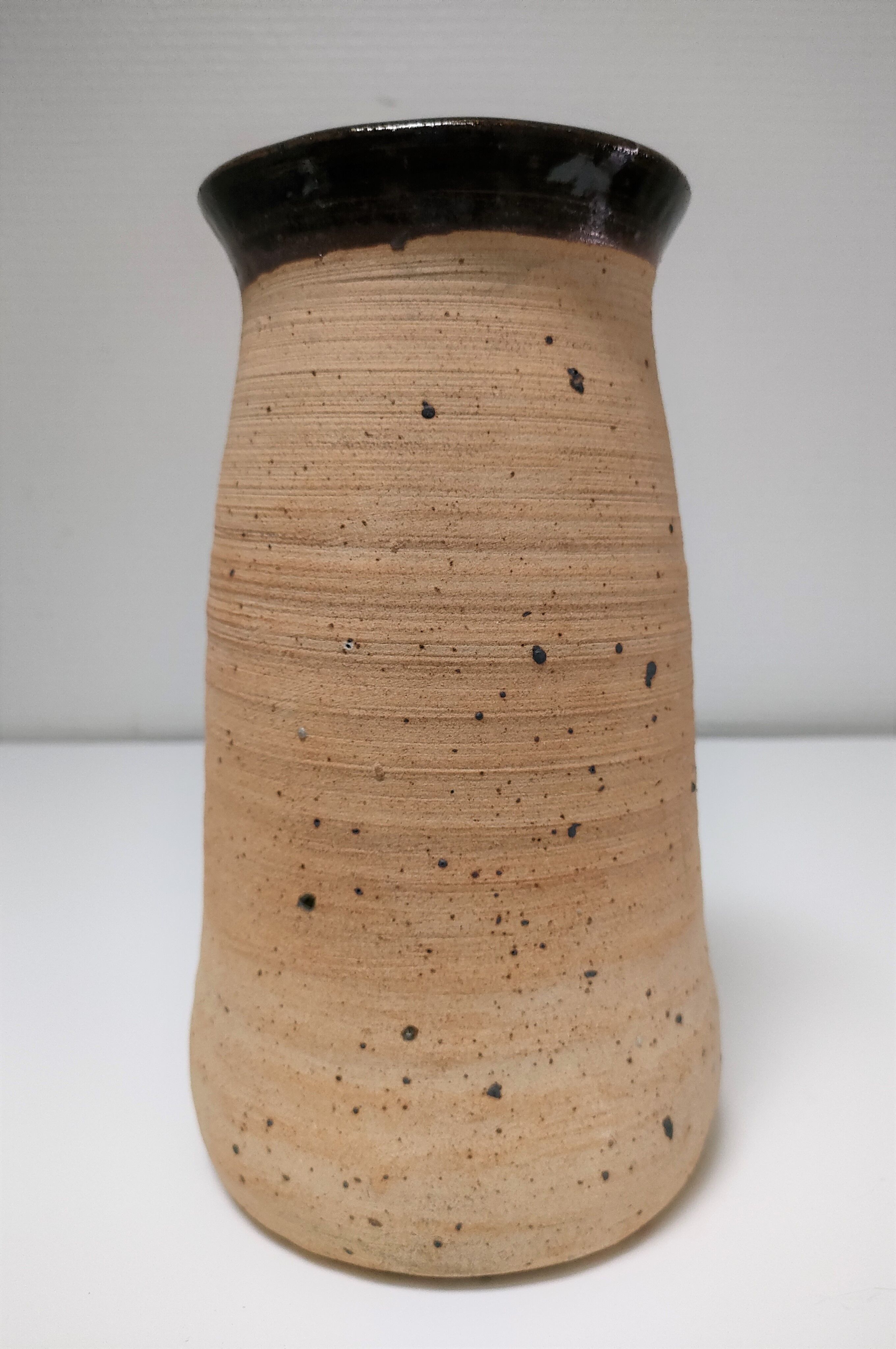 Trois vases grès céramique vintage