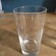 Crystal glasses chiseled flower