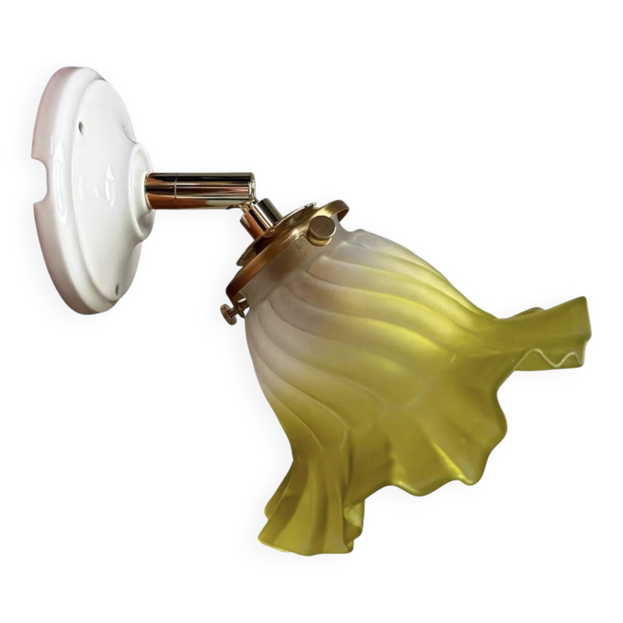 Vintage tilting wall lamp