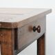 Robust French farmhouse antique dining table from the 18th century