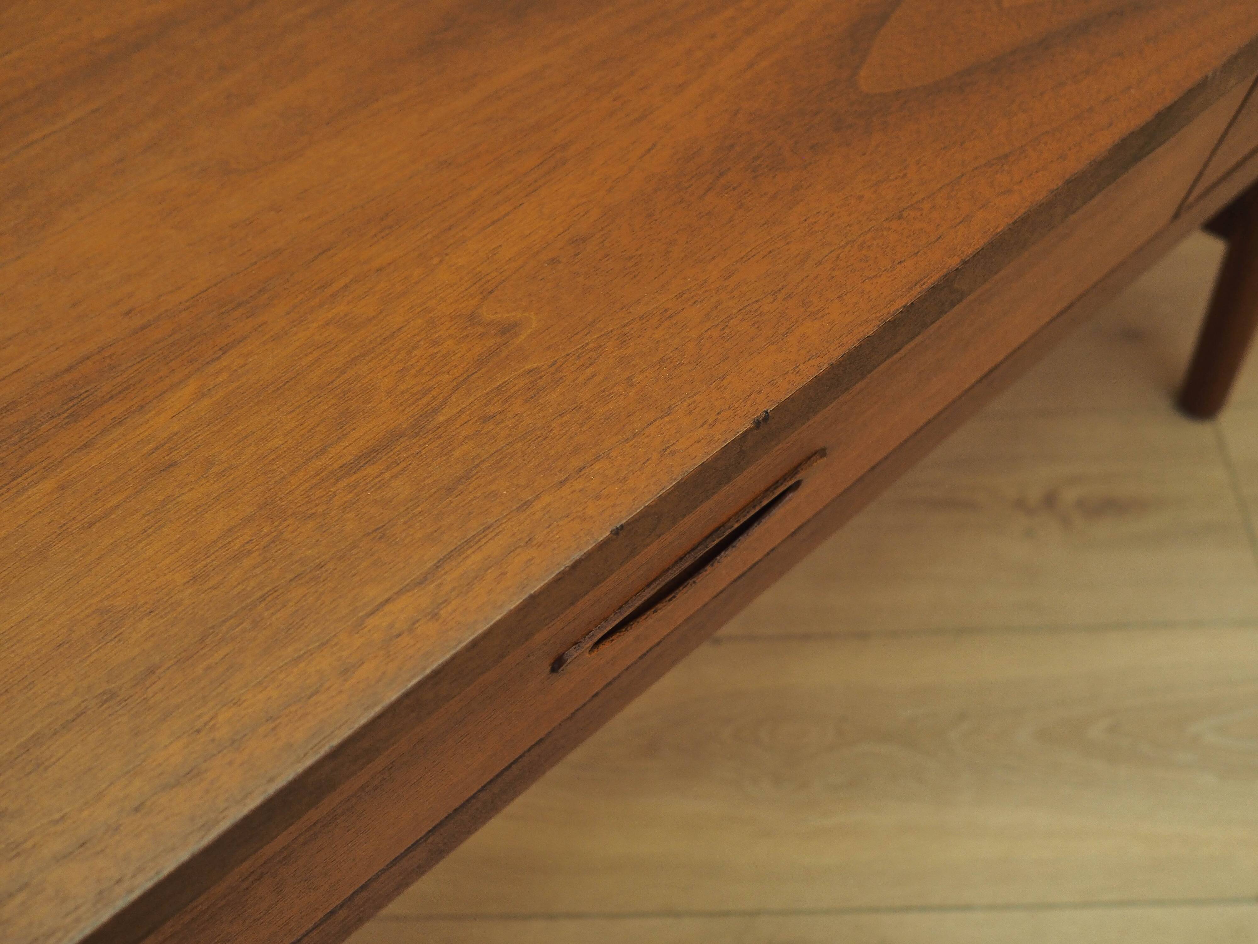 Danish teak sideboard 1970s – three drawers, mid-century modern