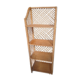 Vintage rattan shelf