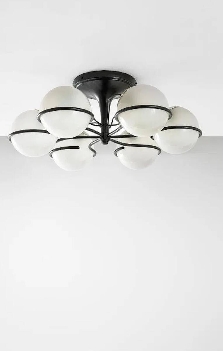Gino Sarfatti ceiling light model 2042/6 original edition Arteluce