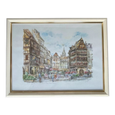 Watercolor of Strasbourg