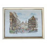 Watercolor of Strasbourg