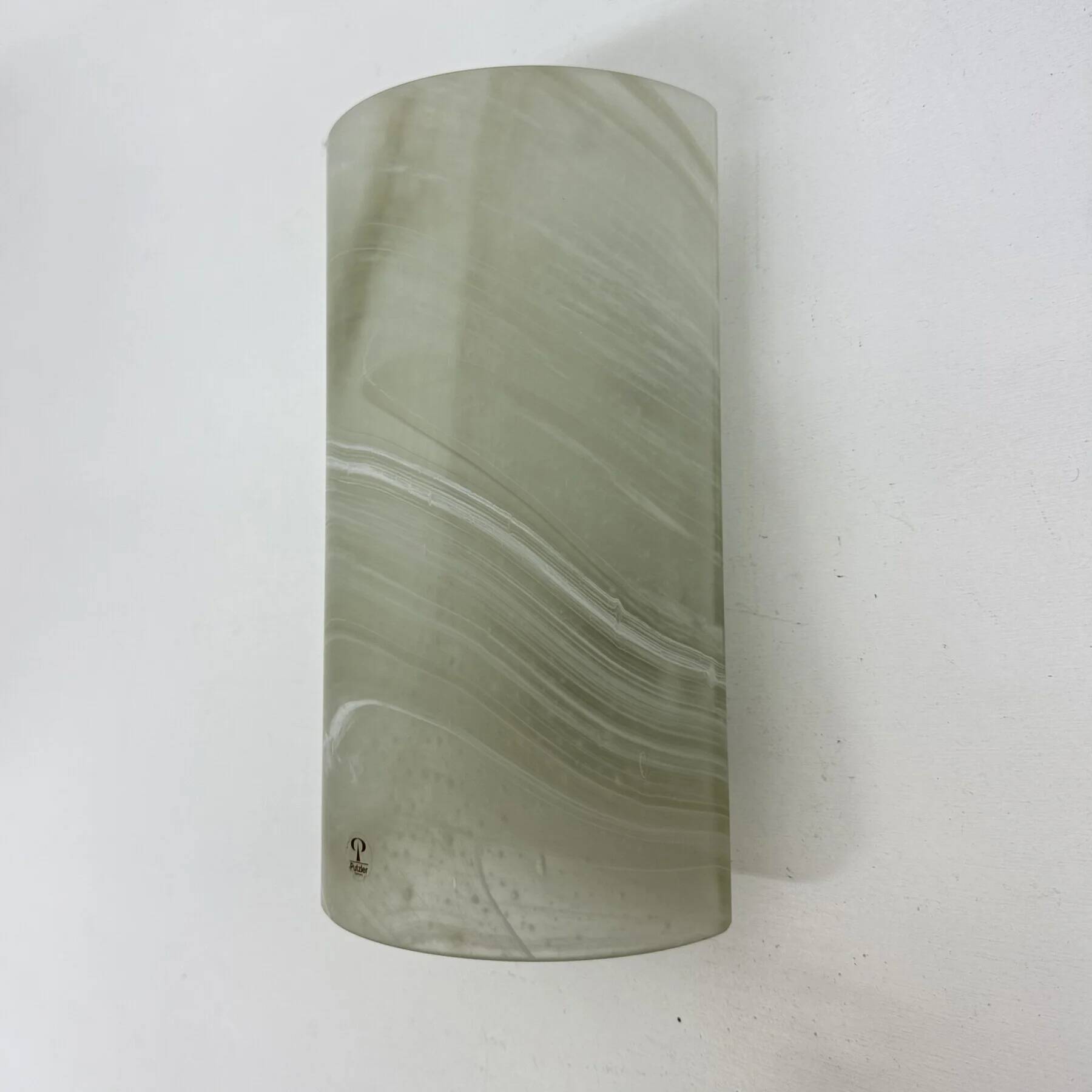 Peil & Putzer glass wall lamp sconce, 1970s