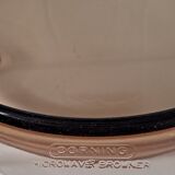 Corning amber glass browning dish