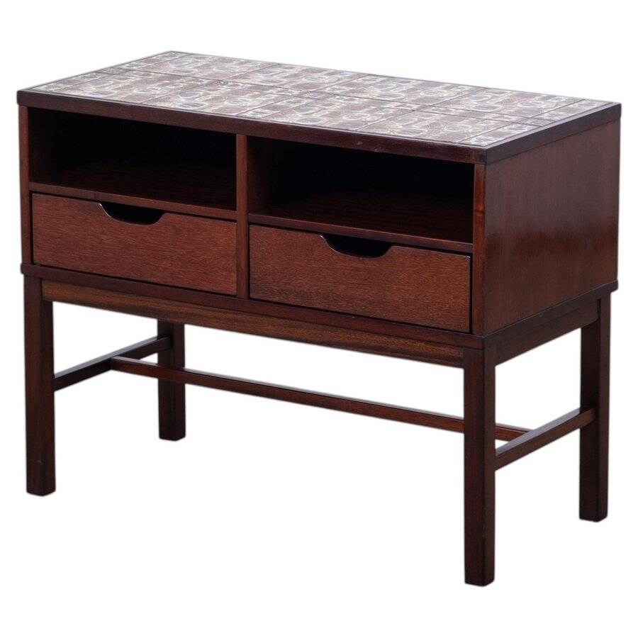 Mahogany Hall Table by Severin Hansen, Denmark, 1950s