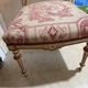 Small tufted chair