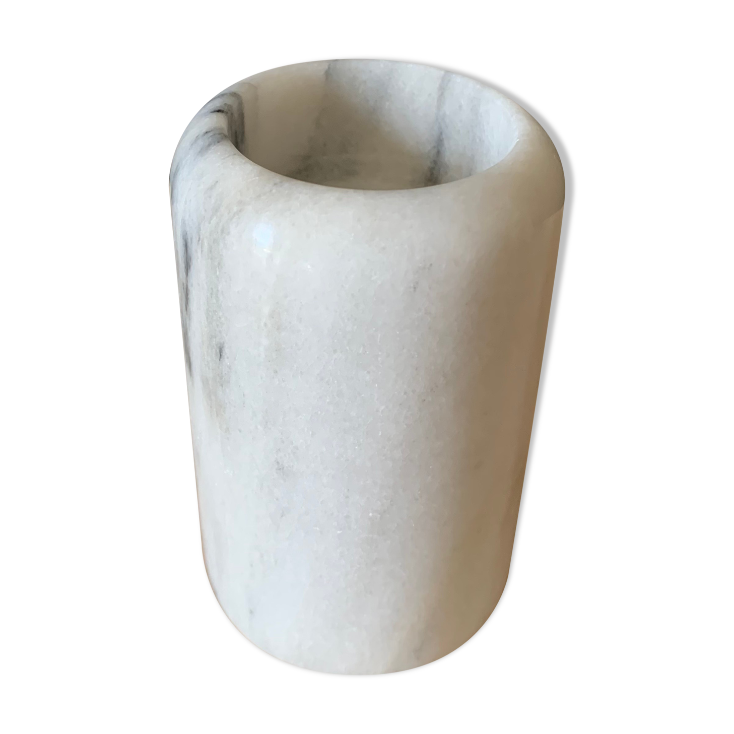 Alabaster candle holder