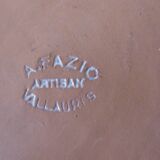 Vallauris earthenware covered cassolette by A. Fazio