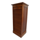 Vintage oak filing cabinet with roller shutter