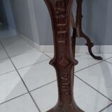 Marble bistro table Carrara 1910 Meallet Paris