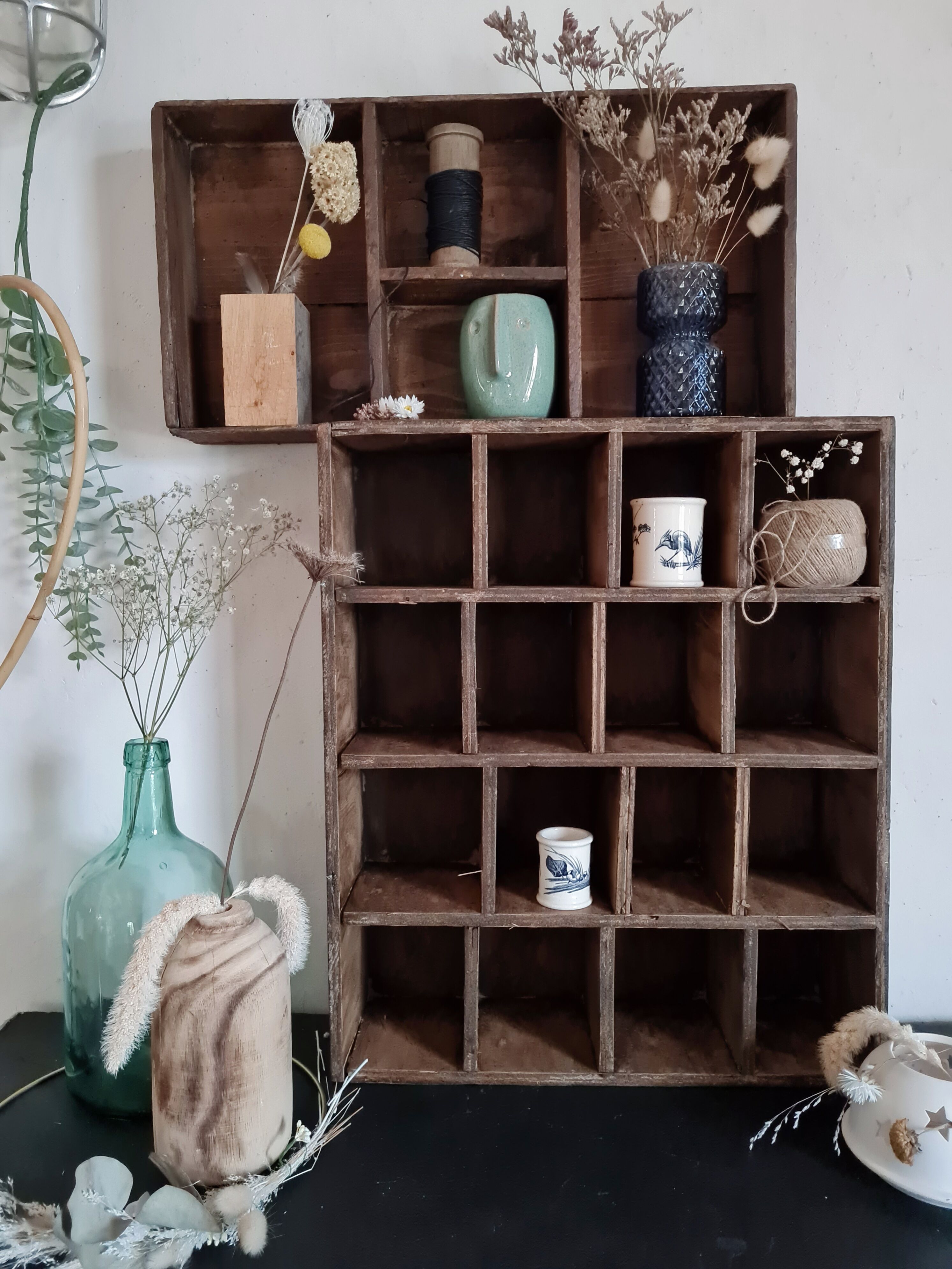 Wooden workshop locker