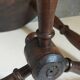 Vintage turned solid wood tripod stool