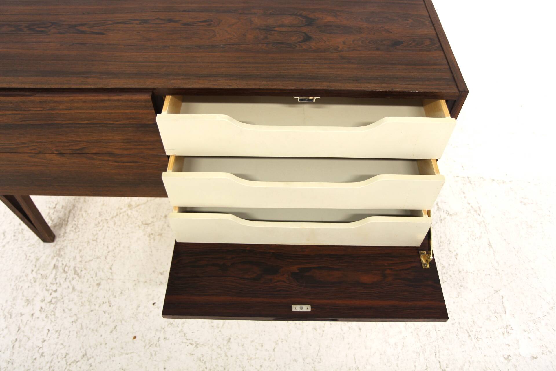 Scandinavian chest of drawers in rosewood, Lundberg & Söner, Rottne, Sweden, 1960
