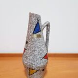 Vintage Fat Lava West German Ceramic Vase by Heinz Siery