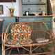 Rattan bench sofa
