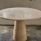 Dining table in travertine Up & Up, Italy, 1970s