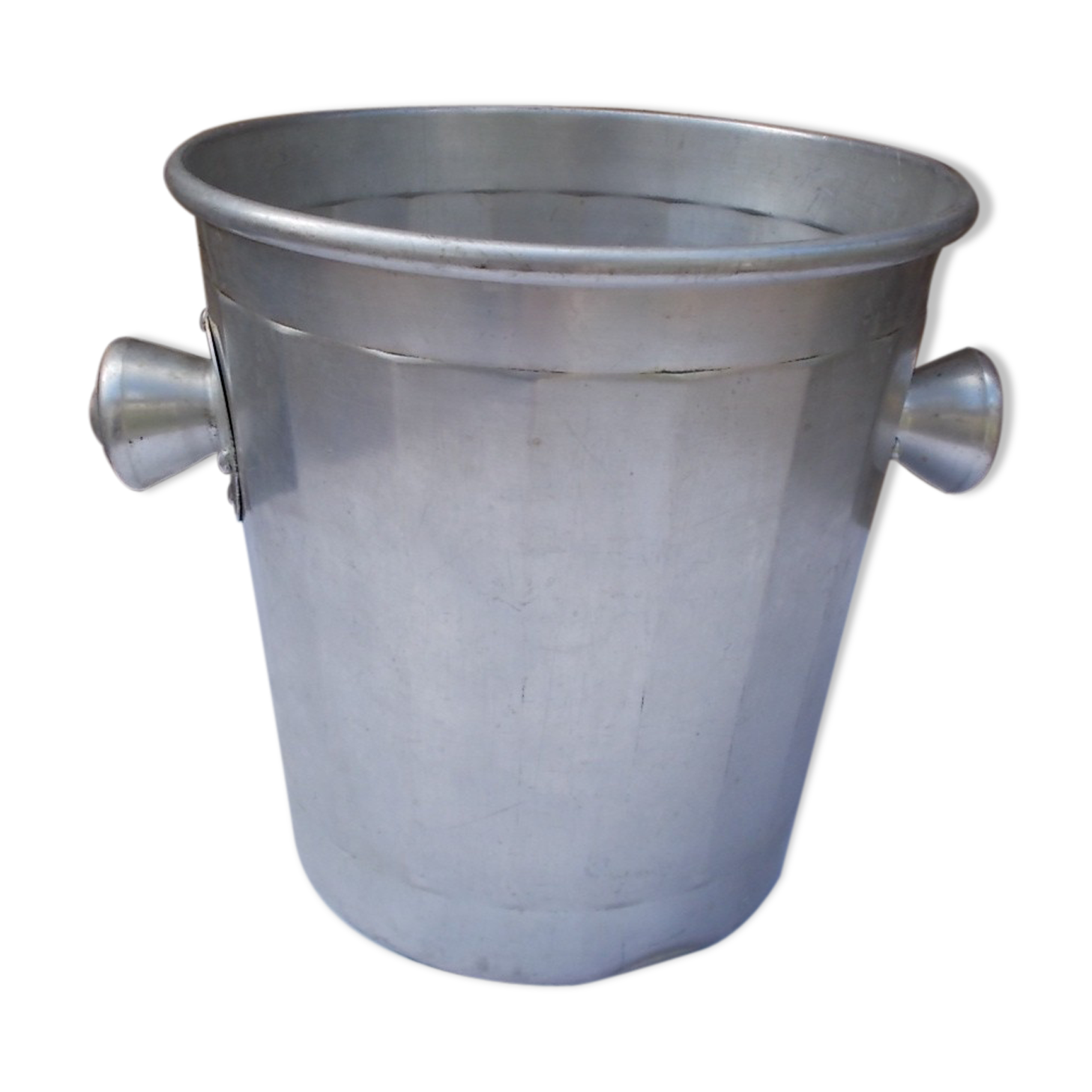 Champagne bucket in aluminum