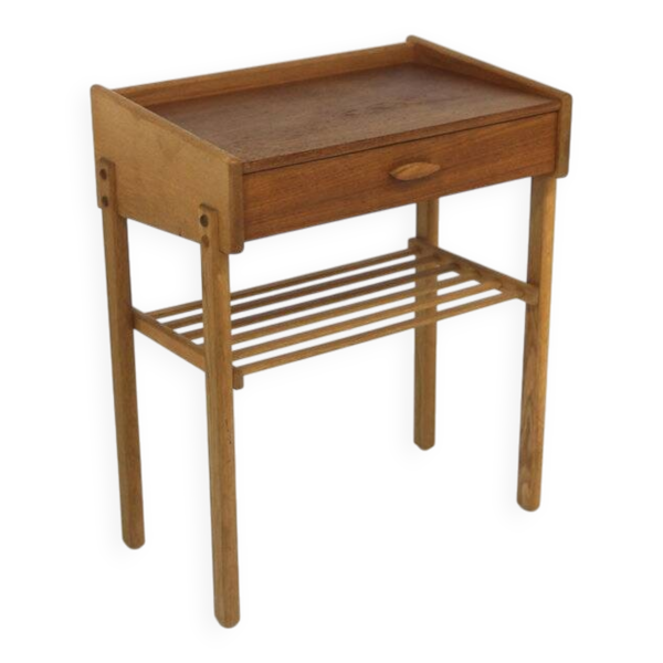 Table de chevet scandinave en teck, Suède, 1960