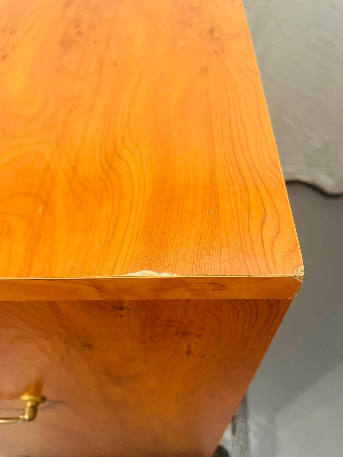 Marine chest of drawers Gautier 1991 furniture with brass handles