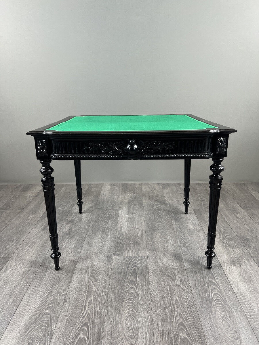 Louis XVI style game table, 19th century