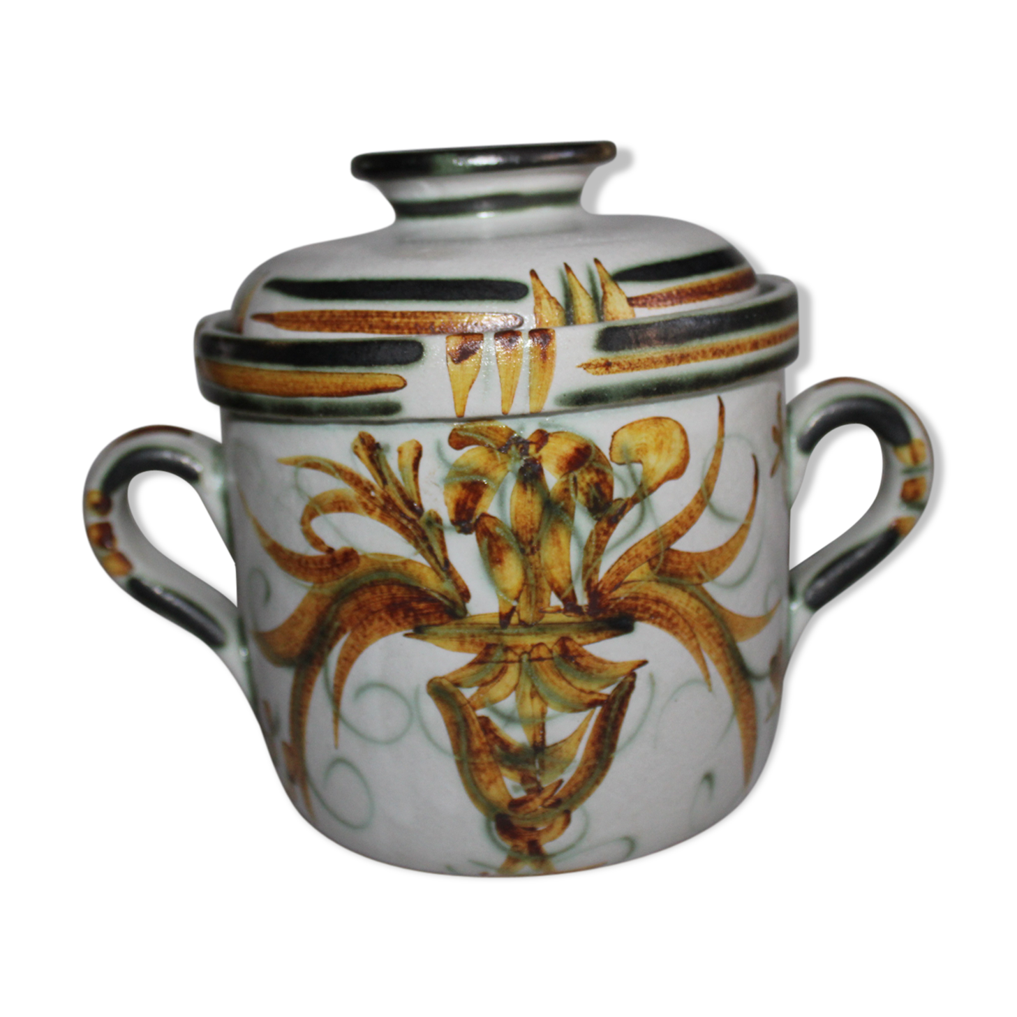 Keraluc Quimper earthenware pot